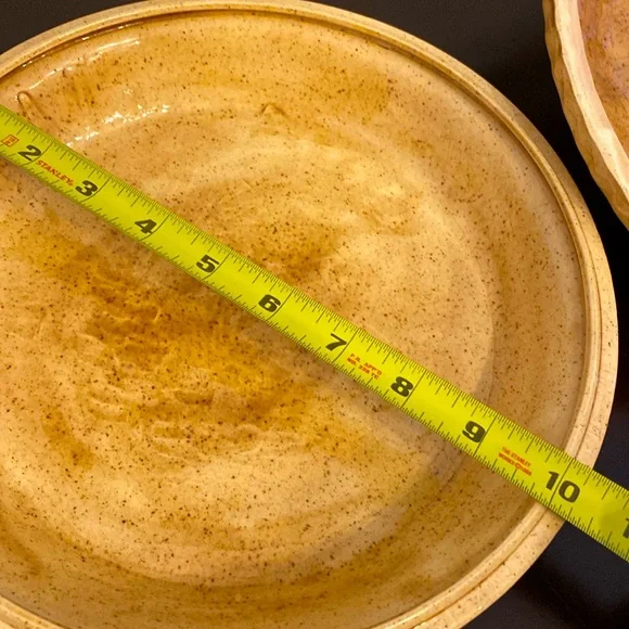 Sweetbriar Farm Vintage Large Ceramic Hand Painted Pie Keeper Plate - Picture 9 of 11